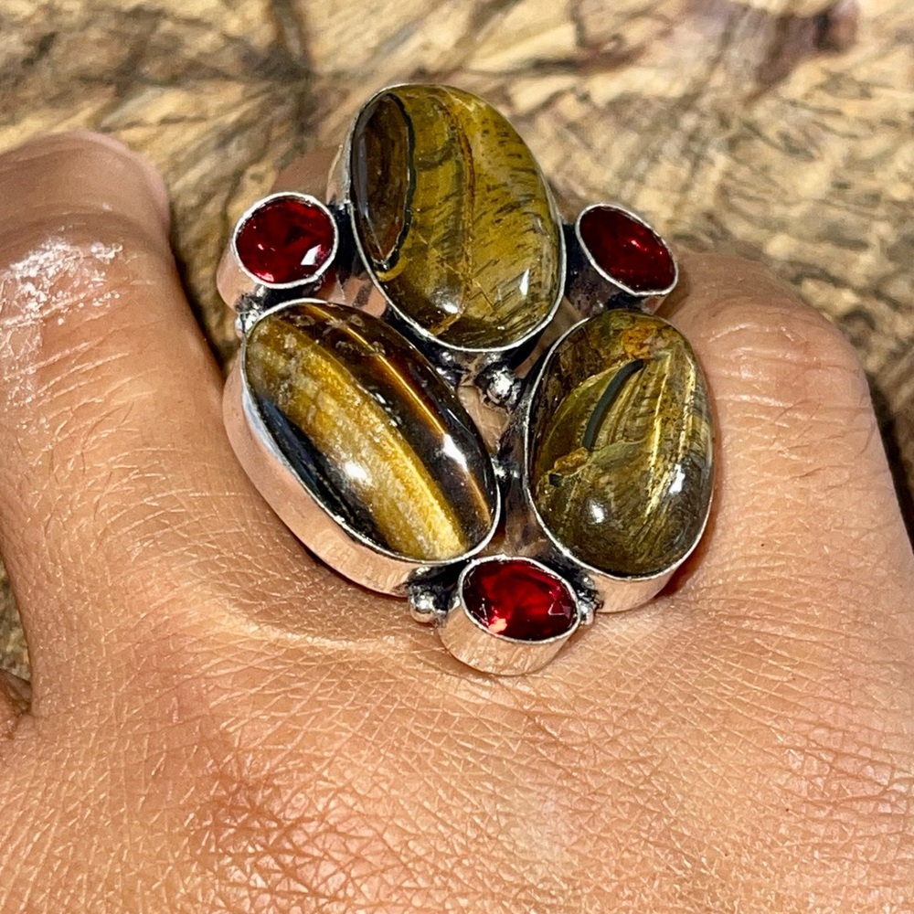 Tigereye Ring Size 9